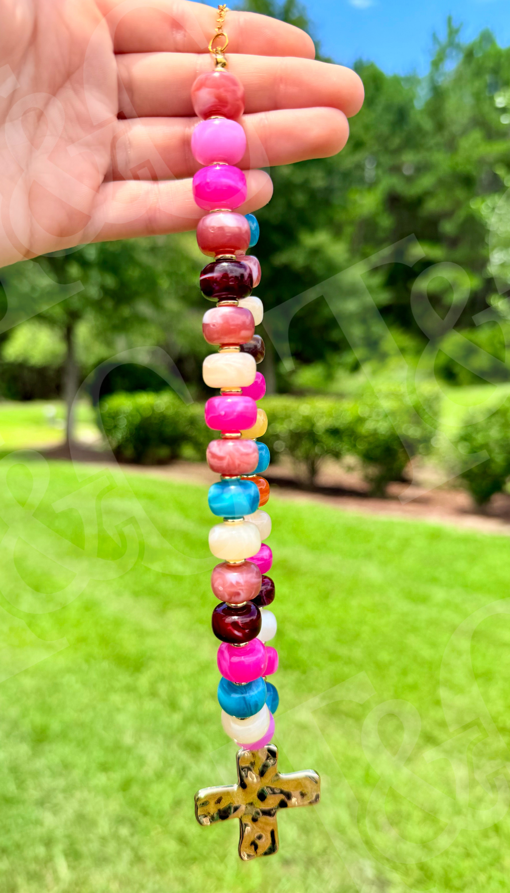 Chunky Cross Necklace RTS
