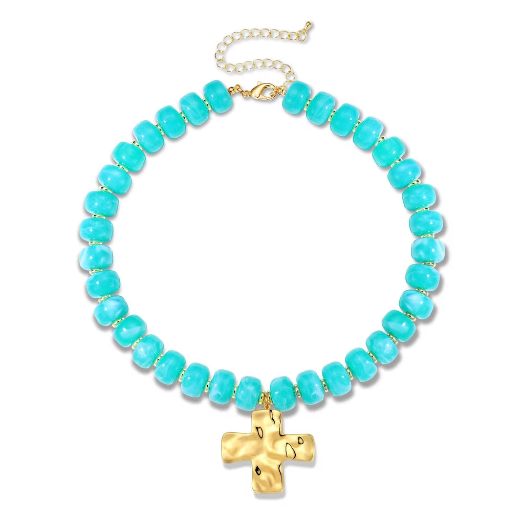 Chunky Cross Necklace RTS