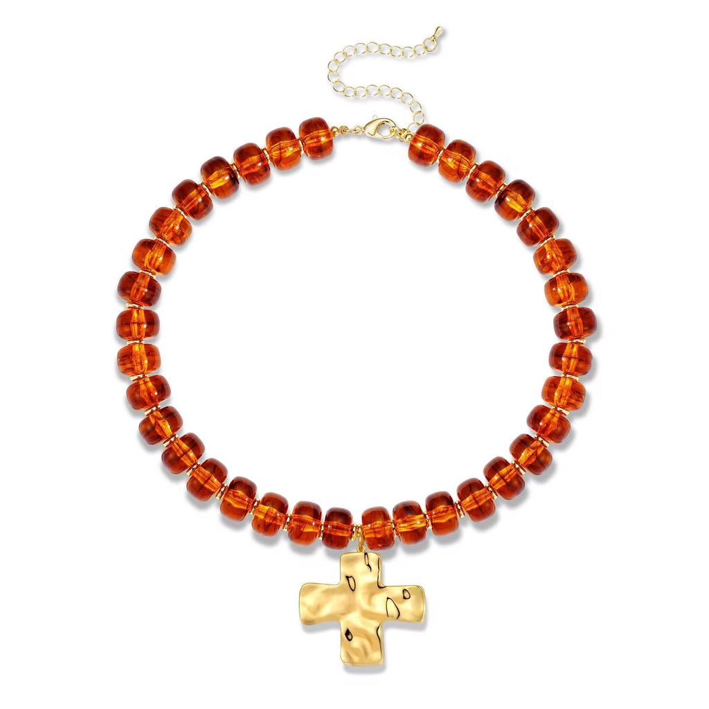 Chunky Cross Necklace RTS