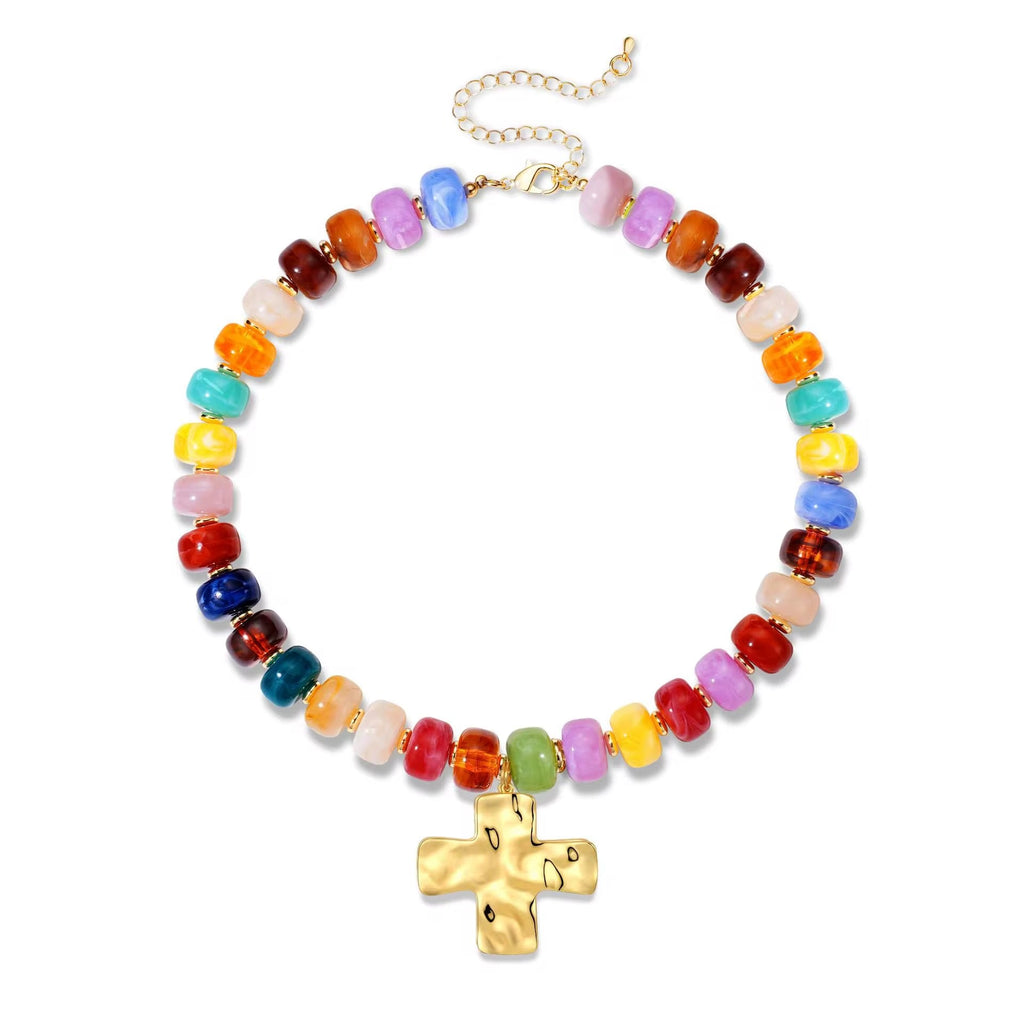 Chunky Cross Necklace RTS