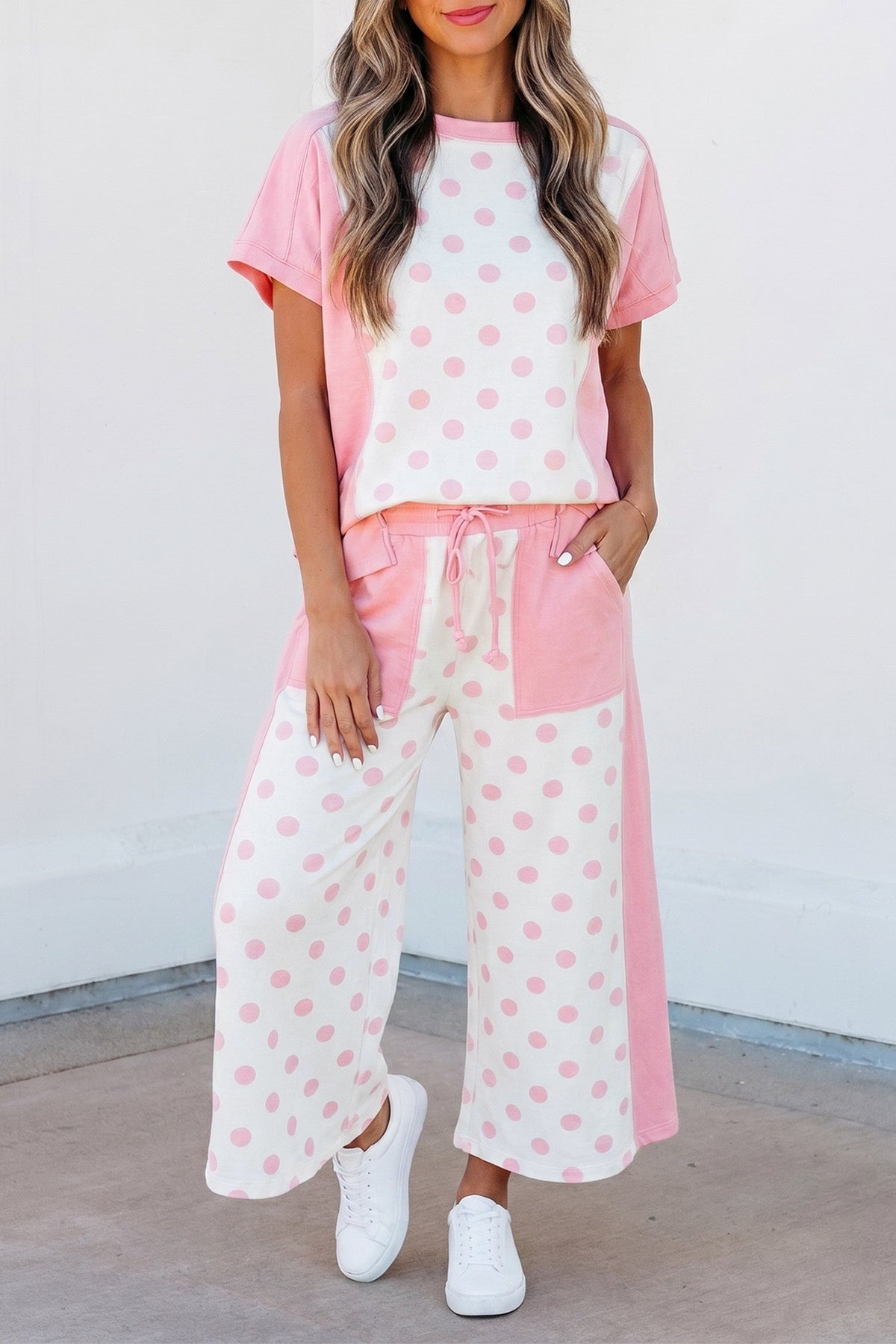 Polka Dot Wide Leg Set RTS